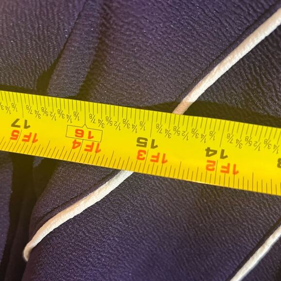 NY Collection Open Front Blazer Jacket Women's Size 4P Purple Casual Carreer NEW - Picture 8 of 8